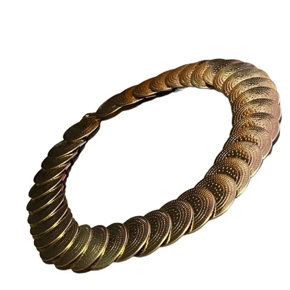 Women's Layered Beveled Metal Belt 26-36